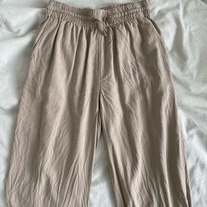 EVERLANE 100% silk joggers